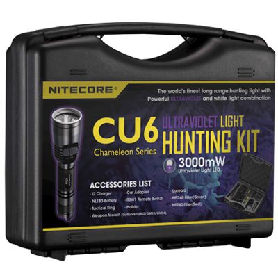 Набор для ночной охоты Nitecore CU6, в подарочном кейсе