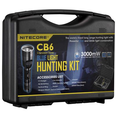 Набор для ночной охоты Nitecore CB6, в подарочном кейсе
