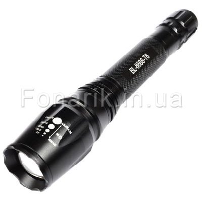 Фонарь Bailong BL-8668 (Cree XM-L T6, 500 люмен, 5 режимов, 2x18650), комплект