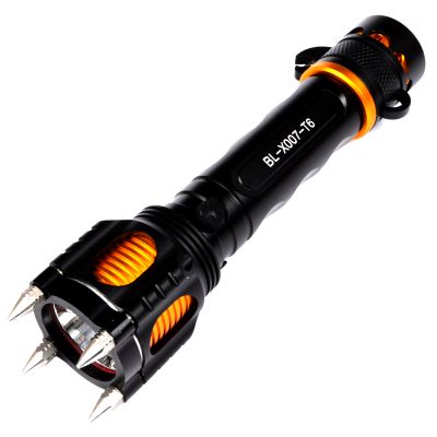 Фонарь Bailong BL-X007 (Cree XM-L T6, 500 люмен, 5 режимов + сирена, 1х18650/3хAAA), комплект