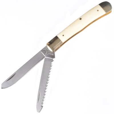 Нож TEKUT Exploiter MK5009B - рукоятка из кости (длина: 18.9cm, лезвие: 8.4cm) ― fonarik.in.ua