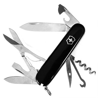 Нож складной, мультитул Victorinox Climber (91мм, 14 функций), черный 1.3703.3 ― fonarik.in.ua