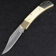 Нож TEKUT Predator LK5077B - рукоятка из кости (длина: 19.7cm, лезвие: 8.7cm)
