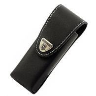 Чехол для ножей Victorinox (111мм, до 4х слоев), кожаный, на липучке, с повор. клипом 4.0523.31