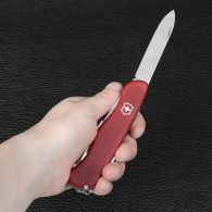 Нож складной, мультитул Victorinox Workchamp (111мм, 21 функций), красный 0.9064