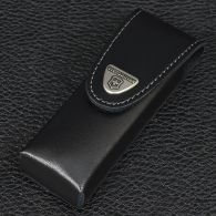 Чехол кожаный для ножей Victorinox (111мм, до 4х слоев), чёрный, на липучке 4.0523.3