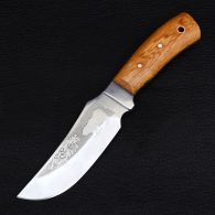 Нож Спутник "Гордый" (длина: 23cm, лезвие: 11.5cm), в кожаных ножнах