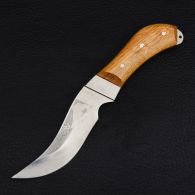 Нож Спутник "Пескарь" (длина: 21.6cm, лезвие: 10.5cm), в кожаных ножнах