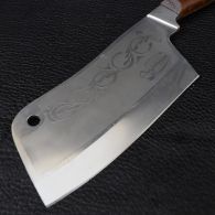 Нож бытовой, секач Спутник (290 х 70 х 3mm), с притыном