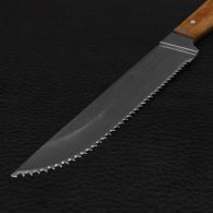 Нож бытовой, кухонный Спутник (270 х 28 x 1.5 мм), с притыном и пилой