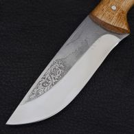 Нож Спутник "Дубовый Штык" (длина: 27cm, лезвие: 12cm), в кожаных ножнах