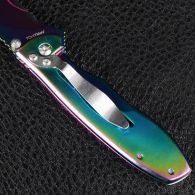 Складной нож TEKUT Fairy LK5035A (полная длина 17.1см, длина лезвия 7.4см), хамелеон