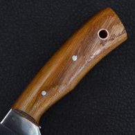 Нож Спутник "Дубовый Секач" (длина: 22.6cm, лезвие: 10cm), в кожаных ножнах