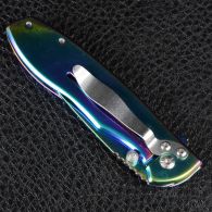 Складной нож TEKUT Fairy LK5035A (полная длина 17.1см, длина лезвия 7.4см), хамелеон