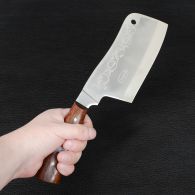 Нож бытовой, секач Спутник (290 х 70 х 3mm), с притыном