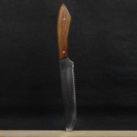 Нож бытовой, универсальный Спутник "Вестовский" (270 х 29 х 1.5mm), с пилой