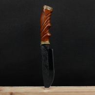 Нож эксклюзивный Спутник "Удачная Охота" (длина: 30cm, лезвие: 17cm), в кожаных ножнах