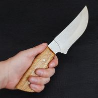 Нож Спутник "Барс" (длина: 24.8cm, лезвие: 12cm), в кожаных ножнах