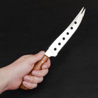 Нож бытовой, для сыра Спутник (275 х 30 x 2 мм), с притыном