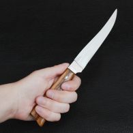 Нож бытовой, для разделки рыбы Спутник (250 x 22 x 1.5 мм), с притыном