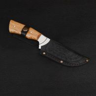 Нож Спутник "Барс" (длина: 24.8cm, лезвие: 12cm), в кожаных ножнах