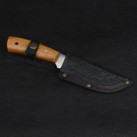 Нож Спутник "Гордый" (длина: 23cm, лезвие: 11.5cm), в кожаных ножнах