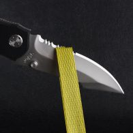 Складной нож TEKUT с деревянной рукояткой (полная длина 19.7см, длина лезвия 8.1см)