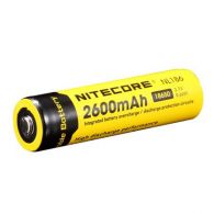 Аккумулятор литиевый Li-Ion 18650 Nitecore NL186 3.7V (2600mAh), защищенный