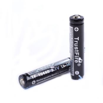 Аккумулятор литиевый Li-Ion 10440 TrustFire 3.7V (600mAh), защищенный