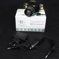 Фонарь налобный фокусируемый Bailong BL-6801-1 (Cree XP-G, 300 люмен, 3 режима), комплект