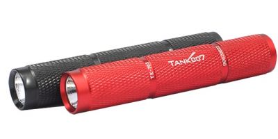 Фонарь Tank007 TK703 (Cree XR-E Q5, 120 люмен, 1 режим, 1xAAA/1x10440), красный