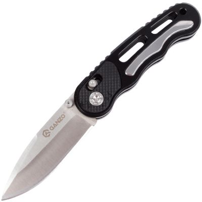 Нож складной Ganzo G718-B (длина: 17.5cm, лезвие: 7.2cm), черный