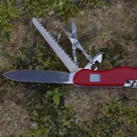 Нож складной, мультитул Victorinox Outrider (111мм, 14 функций), красный 0.9023