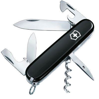 Нож складной, мультитул Victorinox Spartan (91мм, 12 функций), черный 1.3603.3 ― fonarik.in.ua