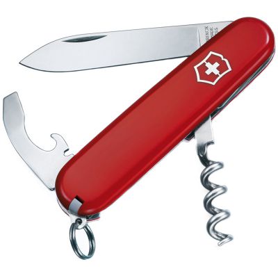 Нож складной, мультитул Victorinox Waiter (84мм, 9 функций), красный 0.3303 ― fonarik.in.ua