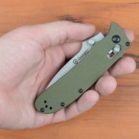 Нож складной Ganzo G704-G (длина: 20cm, лезвие: 8.6cm), хаки
