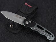 Нож складной Ganzo G718-G (длина: 17.5cm, лезвие: 7.2cm), серый