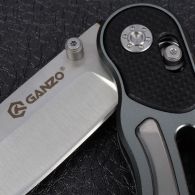 Нож складной Ganzo G718-G (длина: 17.5cm, лезвие: 7.2cm), серый