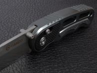 Нож складной Ganzo G718-B (длина: 17.5cm, лезвие: 7.2cm), черный