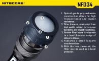 Диффузор фильтр для фонарей Nitecore NFG34 (34mm), зеленый