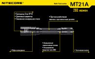 Фонарь Nitecore MT21A (Cree XP-E2 R2, 260 люмен, 6 режимов, 2xAA)