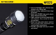 Диффузор фильтр для фонарей Nitecore NFG25 (25mm), зеленый