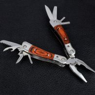 Многофункциональный инструмент, мультитул Ganzo G102-B, дерево