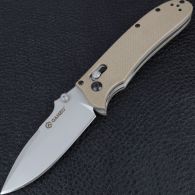 Нож складной Ganzo G704-Y (длина: 20cm, лезвие: 8.6cm), песочный