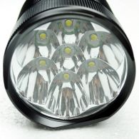 Фонарь TrustFire X100 (7xCree XM-L2, 8000 люмен, 5 режимов, 3/4x26650), в камуфляжной сумке