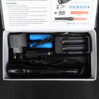 Фонарь фокусируемый Bailong BL-8668 (Cree XM-L T6, 500 люмен, 5 режимов, 2x18650), комплект