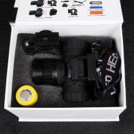 2 в 1 - Фонарь налобный + Велофара Bailong BL-6821 (Cree XM-L, 500лм, 5реж, 1х26650/18650/3хAAA)