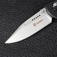 Нож складной Ganzo G702-B (длина: 20.5cm, лезвие: 8.5cm), черный