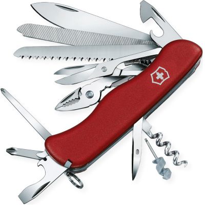 Нож складной, мультитул Victorinox Workchamp (111мм, 21 функций), красный 0.9064 ― fonarik.in.ua