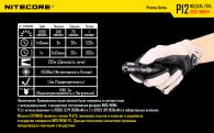 Фонарь Nitecore P12 (Cree XM-L2 U2, 1000 люмен, 7 режимов, 1x18650), нейтральный белый
